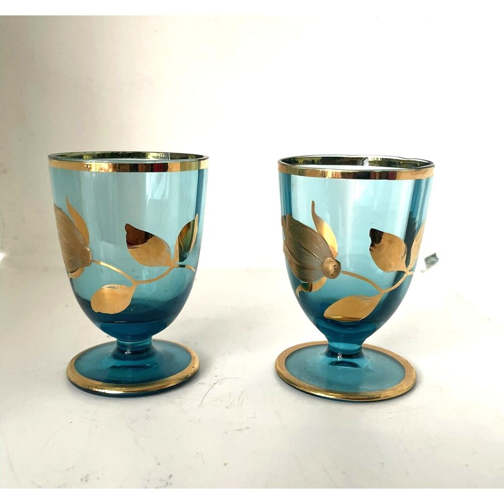 Vintage Bohemia Czechoslovakia Shot/Liquor glasses | Set of 2 | EUC
